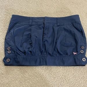 VS PINK Navy Mini Skirt